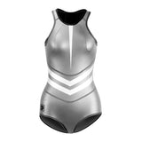 7 Women's Siren V-Line Bikini - Silver