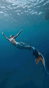 High-quality men's mermaid tails and monofins for professional and recreational swimming.