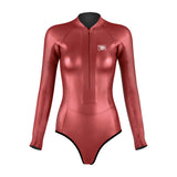 14 Women's Siren Front Zip Warmth Bikini - Red