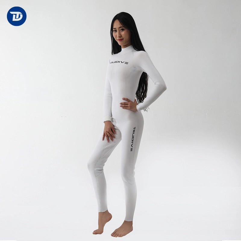 Women's Longsleeve Jumpsuit Super Elastic Wetsuit 2mm