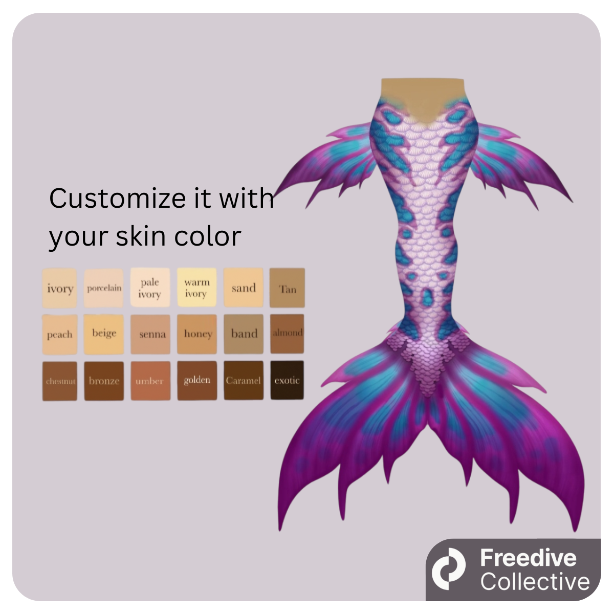 Mermaid Tail Aurora