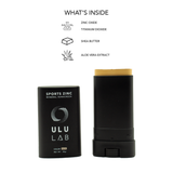 Ulu Lab Sport Zinc Stick Mineral Sunscreen – Water Resistant Sunblock for Surf & Outdoor