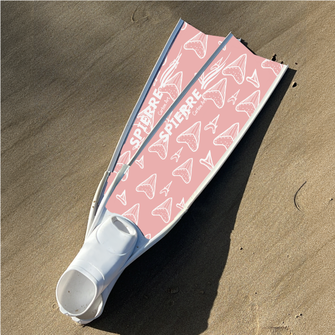 Spierre Pink Predator Design Carbon Art Fins