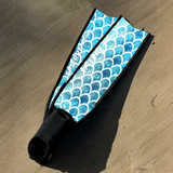 Spierre Blue Scale Design Carbon Art Fins