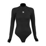 7 Women's Stretchy Open Back Bikini - Black