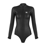 9 Women's Siren Front Zip Warmth Bikini - Black