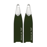 Prussian Blue Army Green Fiberglass Fins