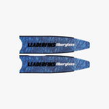 Leaderfins Blue Camo Fiberglass Bifins