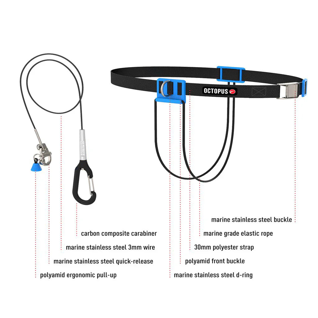 Octopus CNF Lanyard (With Belt and Quick Release Included)