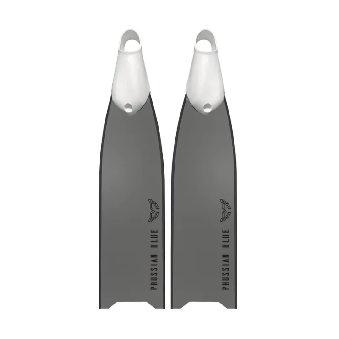 Prussian Blue Cement Gray Fiberglass Fins