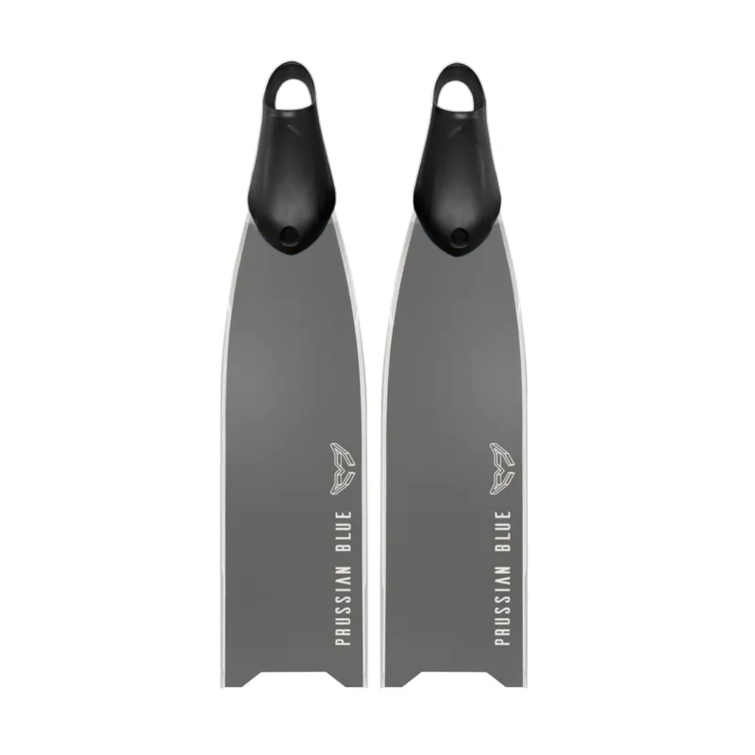 Prussian Blue Cement Gray Fiberglass Fins
