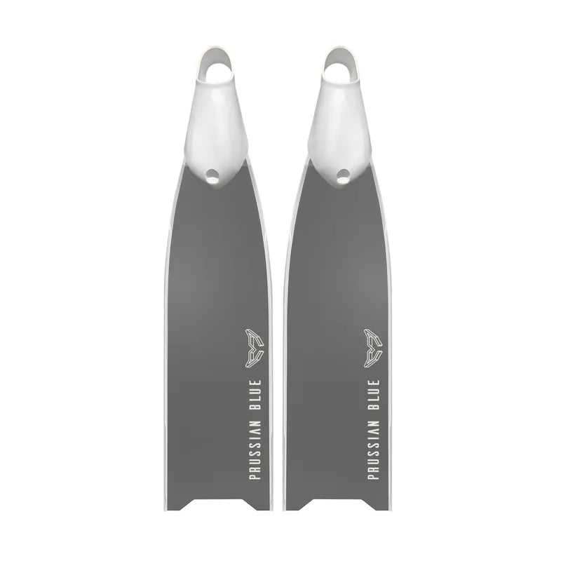 Prussian Blue Cement Gray Fiberglass Fins