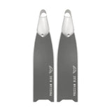 Prussian Blue Cement Gray Fiberglass Fins