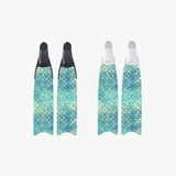 Leaderfins Mermaid Blue ICT Fiberglass Bifins