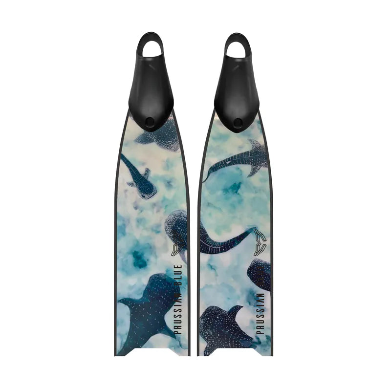 Prussian Blue Drifting Fiberglass Fins