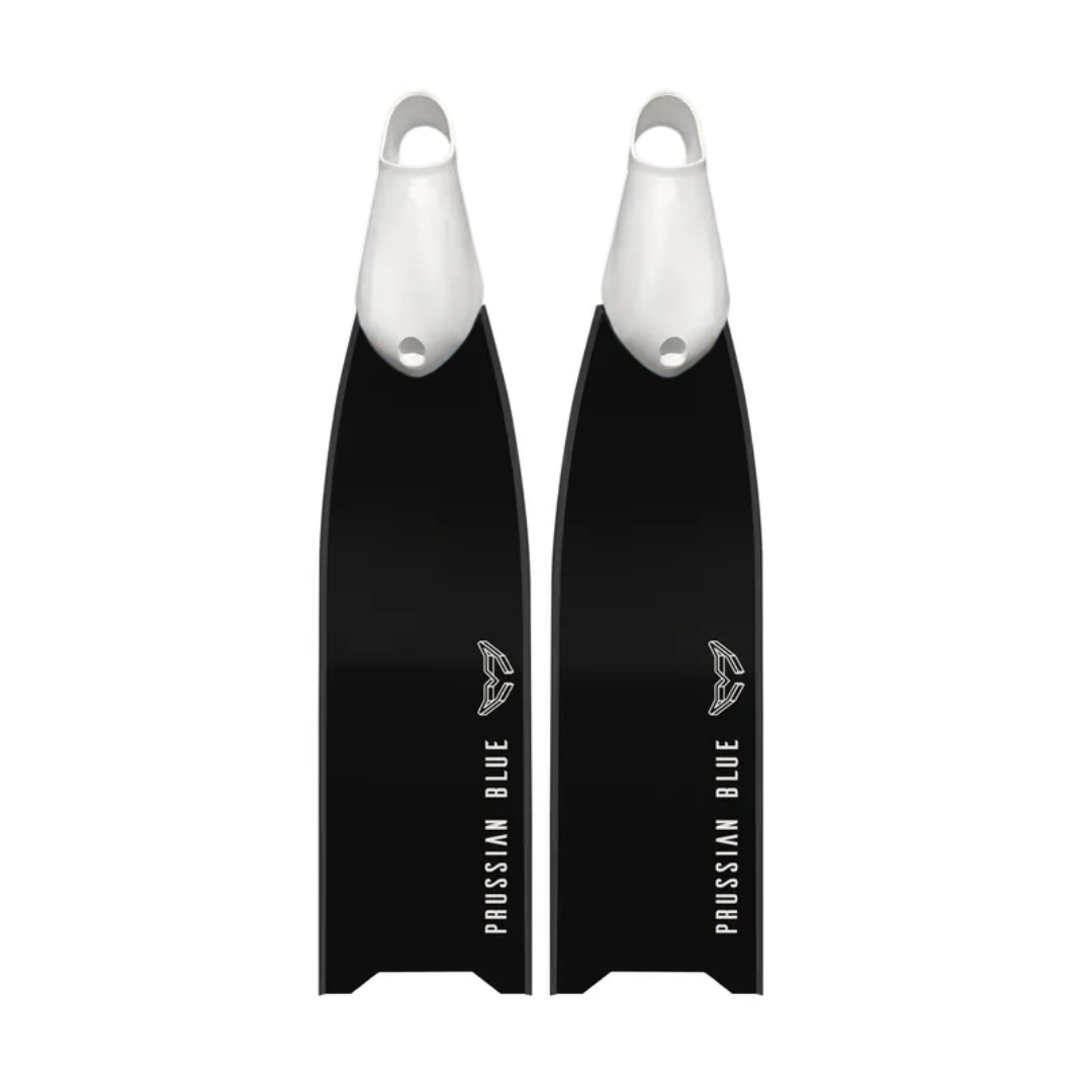 Prussian Blue Ink Black Fiberglass Fins