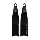 Prussian Blue Ink Black Fiberglass Fins