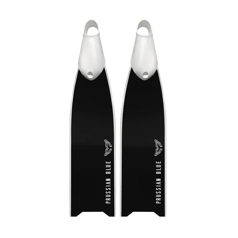 Prussian Blue Ink Black Fiberglass Fins