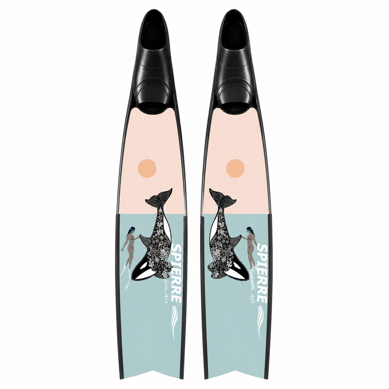 Spierre Meet At Sunset Design Carbon Art Fins