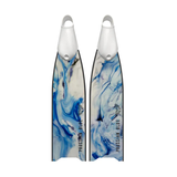 Prussian Blue Melting Ice Fiberglass Fins