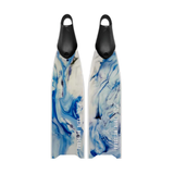 Prussian Blue Melting Ice Fiberglass Fins