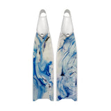 Prussian Blue Melting Ice Fiberglass Fins