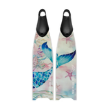 Prussian Blue Ocean Tale Fiberglass Fins