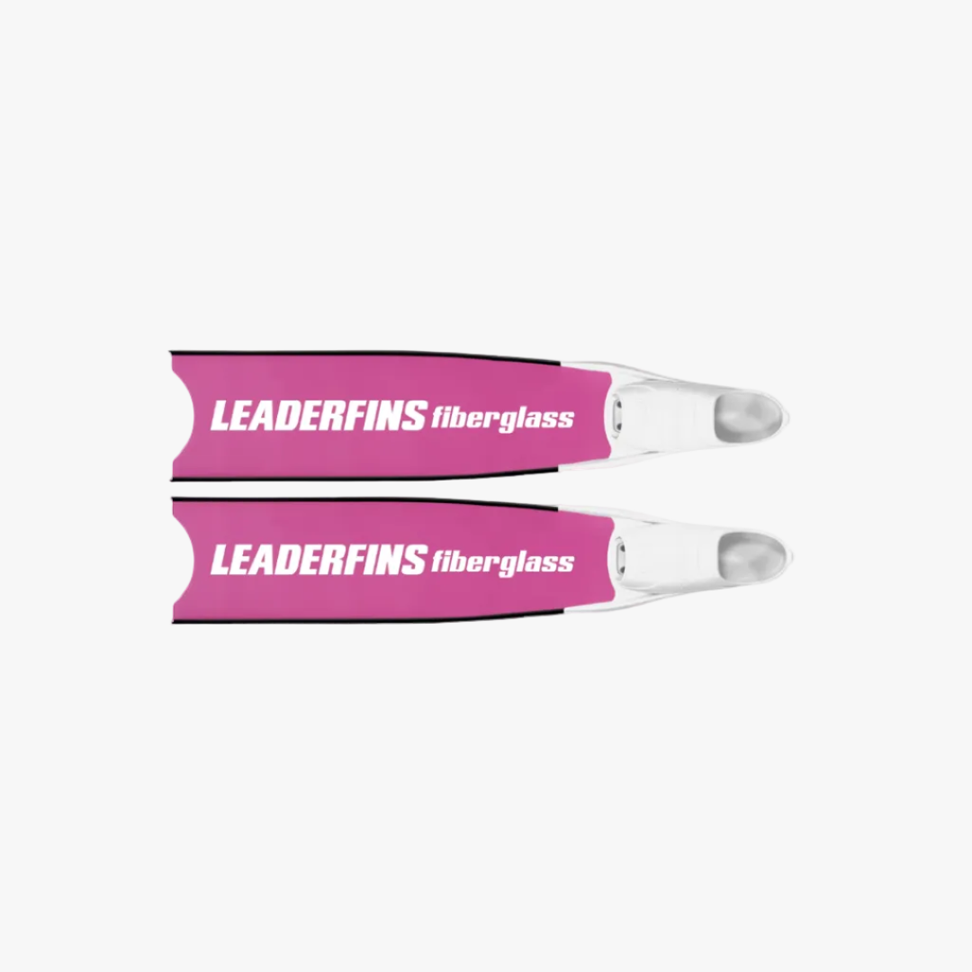 Leaderfins Pink Ice Fiberglass Bifins