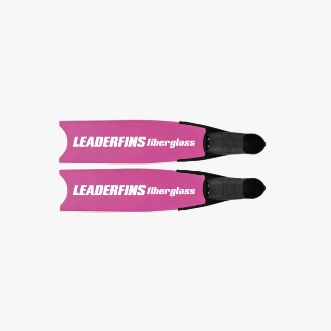 Leaderfins Pink Ice Fiberglass Bifins