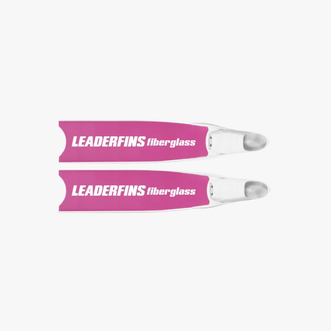 Leaderfins Pink Ice Fiberglass Bifins