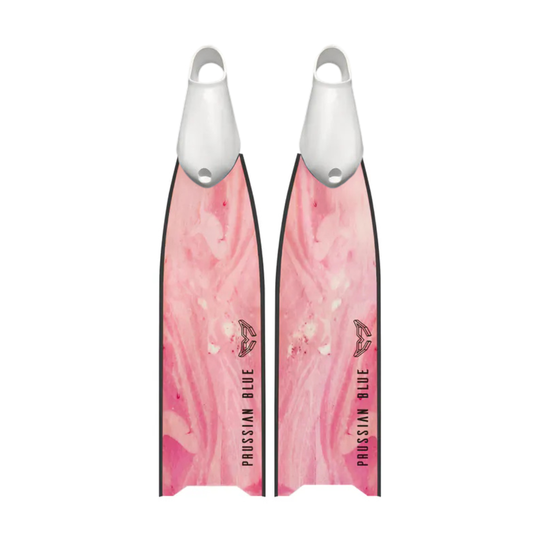 Prussian Blue Pink Lake Fiberglass Fins