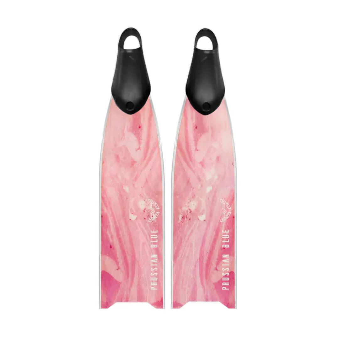 Prussian Blue Pink Lake Fiberglass Fins