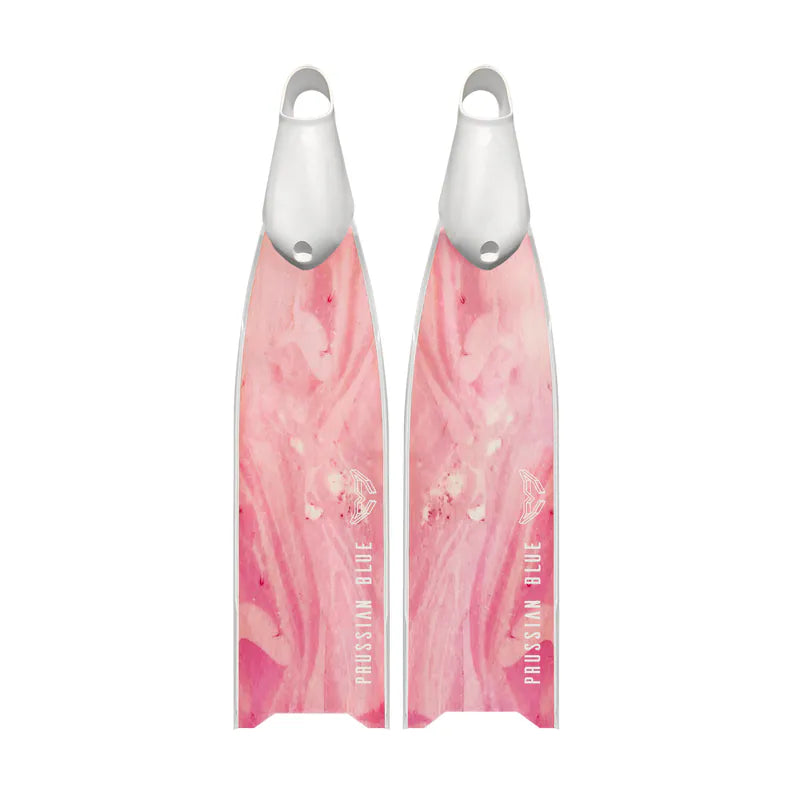 Prussian Blue Pink Lake Fiberglass Fins