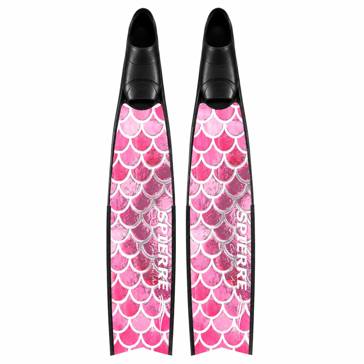 Spierre Pink Scale Design Carbon Art Fins