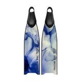 Prussian Blue Purple Splash Fiberglass Fins