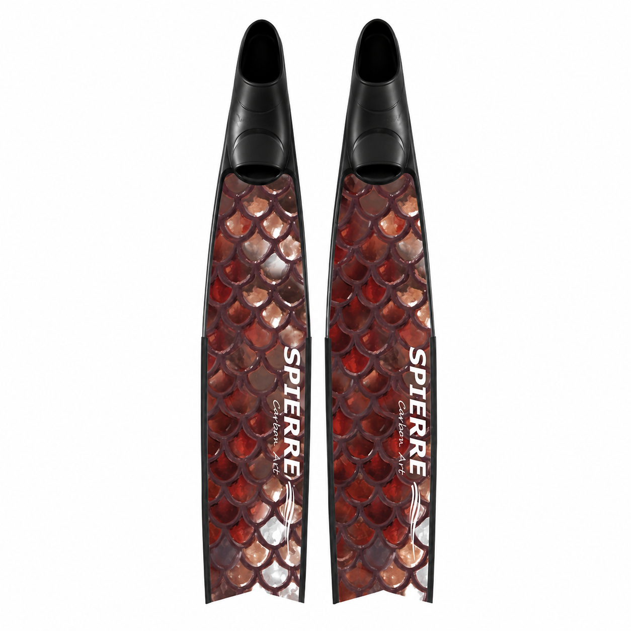 Spierre Rose Bronze Scale Carbon Art Fins