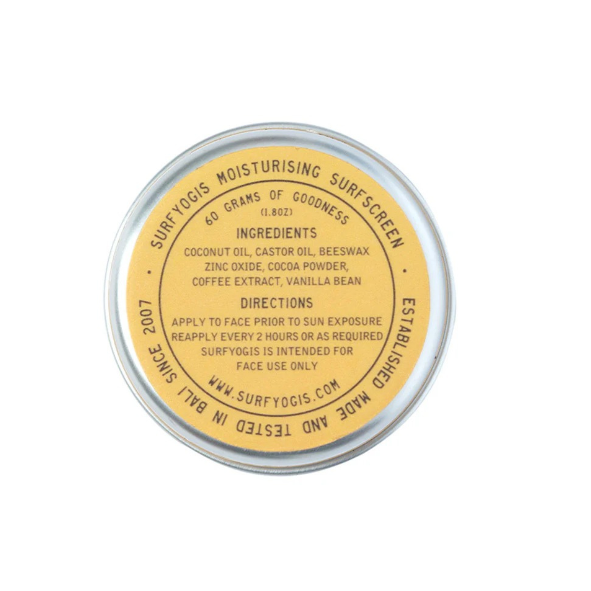 Surfyogis Natural Zinc Sunscreen – 100% Reef Safe Sunblock for Surf & Outdoor Adventures