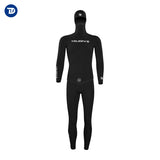 6 Men's Super Elastic Reversible Wetsuit - Black Black