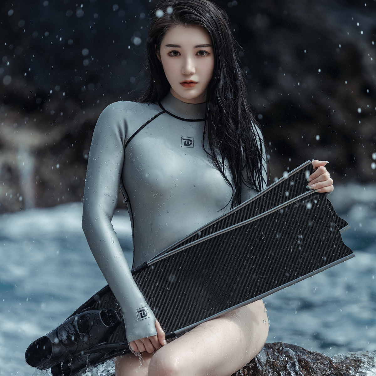 Open Back Glide Skin Wetsuit Cut Bikini