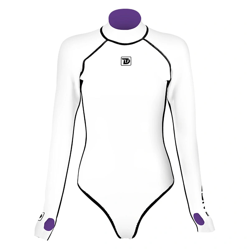 Stretchy Open Back Bikini Wetsuit
