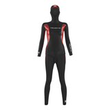 11 Women's Glide Skin Streamline Wetsuit Two-Tone - Black Red