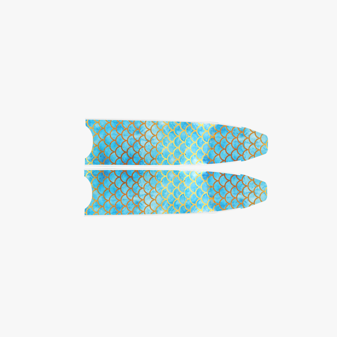Leaderfins Mermaid Blue ICT Fiberglass Bifins