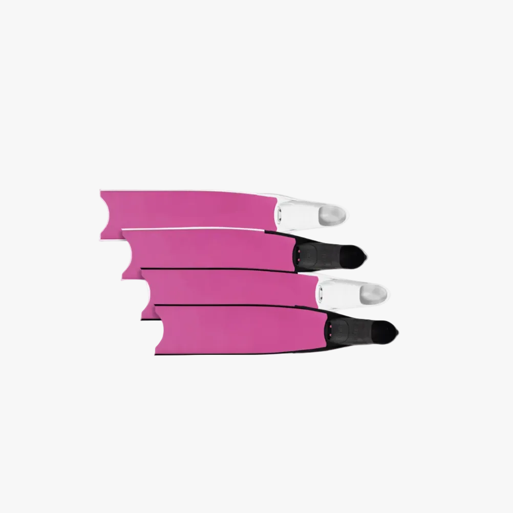 Leaderfins Pink Ice Fiberglass Bifins