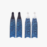 Leaderfins Blue Camo Fiberglass Bifins